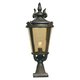 ELSTEAD BT3-L | Baltimore-EL Elstead podna svjetiljka 68cm ručno bojano 1x E27 IP44 antik brončano, jantar