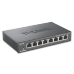 D-Link DGS-108 switch, 8x, rack mountable