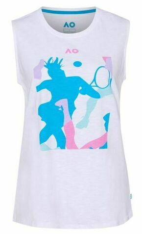 Ženska majica bez rukava Australian Open Singlet Player Camouflage - white