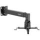 SpeaKa Professional SP-PWM-100 zidni držač za projektor vrtljivi nosač Udaljenost od zida (maks.): 600 mm crna