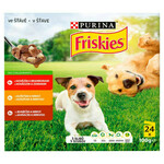 FRISKIES ADULT Dog multipack 24x100g govedina/piletina/janjetina u soku