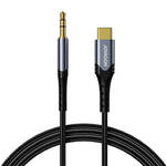 Port Audio kabel 3,5 mm mini jack / USB Type-C / 2m Joyroom SY-A03 (crni)
