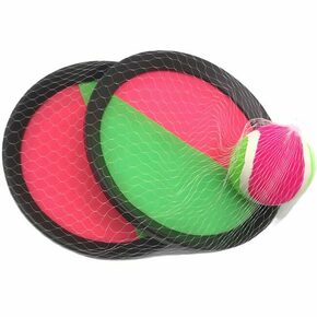 Igra vještine hvatanja lopte u zeleno-rozoj boji