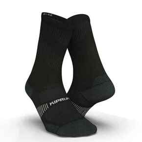 Čarape za trčanje run 900 invisible srednje visoke ekodizajn tanke crne