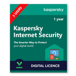 Kaspersky Internet Security (KIS) 5 uređaja | 1 godina - Digitalna licenca