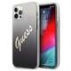 Guess GUHCP12MPCUGLSBK Apple iPhone 12/12 Pro black hardcase Glitter Gradient Script