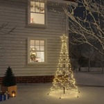 Božićno drvce sa šiljkom toplo bijelo s 200 LED žarulja 180 cm