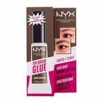NYX Professional Makeup The Brow Glue Instant Brow Styler gel za obrve i pomada 5 g nijansa 04 Dark Brown za žene