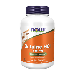 Betain HCl NOW (120 kapsula)