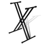 vidaXL Podesivi nosač klavijatura, X oblik