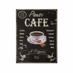 Metalni natpis Antic Line Pause Café, 25 x 33 cm