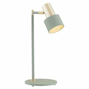 ARGON 4276 | Doria Argon stolna svjetiljka 46cm sa prekidačem na kablu elementi koji se mogu okretati 1x E27 zeleno