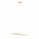 EGLO 97837 | Miraflores Eglo visilice svjetiljka 2x LED 3400lm 3000K zlatno, bijelo
