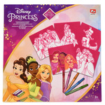 Disney Princess: Baršunasti set za bojanje - Canenco