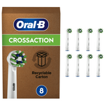 Oral-B glava četkice za zube CrossAction 8 kom Bijela Dom