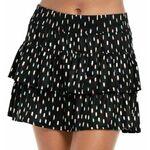 Ženska teniska suknja Lucky in Love Neon Lights Let It Glow High Waist Skirt - black
