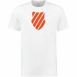 Muška majica K-Swiss Tac Hypercourt Logo Tee 2 - white/spicy orange