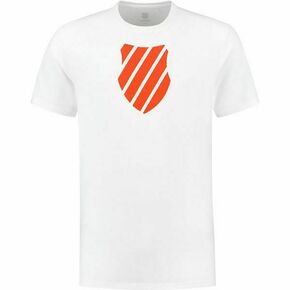 Muška majica K-Swiss Tac Hypercourt Logo Tee 2 - white/spicy orange
