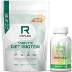 Reflex Nutrition Complete Diet Protein 600 g Vanilla Fudge/Green Tea 100 caps.