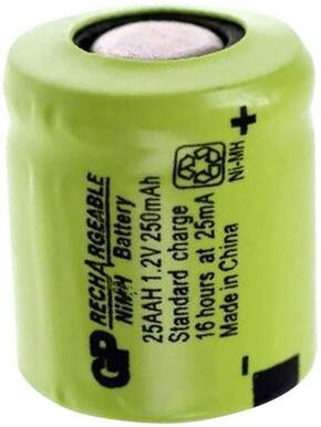 GP Batteries GP25AAH specijalni akumulatori 1/3 AA flaT-top NiMH 1.2 V 250 mAh