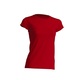 Ženska T-shirt majica kratki rukav crvena, 150gr, vel. M
