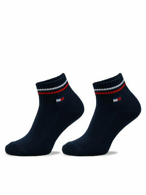 Set od 2 para unisex niskih čarapa Tommy Hilfiger 701228177 Dark Navy 002