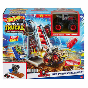 Hot Wheels: Monster Trucks Live Arena Polufinale - Tire Press Challenge - Mattel