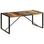 vidaXL Blagovaonski stol od masivnog obnovljenog drva 180 x 90 x 75 cm