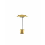 NOVA LUCE 9501229 | Lash Nova Luce stolna svjetiljka 44cm s prekidačem 1x LED 250lm 3000K zlatno, crno, opal