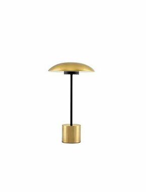 NOVA LUCE 9501229 | Lash Nova Luce stolna svjetiljka 44cm s prekidačem 1x LED 250lm 3000K zlatno