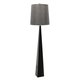 ELSTEAD ASCENT-FL-BLK | Ascent Elstead podna svjetiljka 181cm s prekidačem 1x E27 crno, tamno siva, satenski nikal