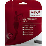 Teniska žica MSV Focus Hex Soft (12 m) - red