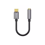 BASEUS audio/HF/AUX adapter tip C + jack 3,5 mm ženski sivi L54 CATL54-0G