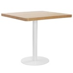 vidaXL Bistro stol svjetlosmeđi 80 x 80 cm MDF