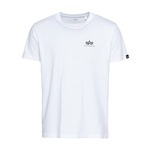 ALPHA INDUSTRIES Majica crna / bijela 4806934