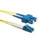 NFO Patch cord, LC/UPC-SC/UPC, Singlemode 9/125, G.657A2, Duplex, 2m NFO-PCDSM-15092