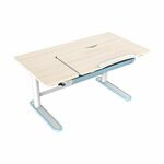 WEBHIDDENBRAND Emka Low radni stol, smeđa/bijela/plava