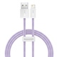 Baseus Dynamic kabel USB na Lightning, 2.4A, 1m (ljubičasti) (paket od 5 komada)