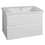 AQUALINE ALTAIR Zidni Kupaonski Ormarić 87x60x45cm, Bijeli MDF/Laminat