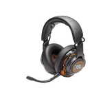 JBL Quantum One gaming slušalice, 3.5 mm/USB/bežične, crna/lila, 95dB/mW/97dB/mW, mikrofon