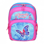 Spirit: Leptir ružičasta-plava ergonomska školska torba