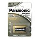 Panasonic alkalna 6F22 baterija, Everyday Power, 9V, oznaka modela 6LR61EPS/1BP