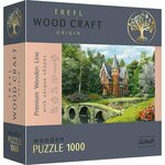 Wood Craft: Viktorijanska kuća 1000 kom premium drvene puzzle - Trefl