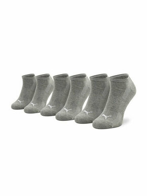 Set od 3 para unisex visokih čarapa Puma 907942 03 Middie Grey Melange