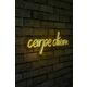 Ukrasna plastična LED rasvjeta, Carpe Diem - Yellow