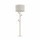 TK LIGHTING 5574 | Albero-TK Tk Lighting podna svjetiljka 170cm s prekidačem 1x E27 bijelo, bezbojno, bež