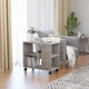 Bočni stolić siva boja betona 70 x 35 x 55 cm od iverice