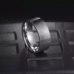 RNR Thread Silver, prsten od nehrđajućeg čelika