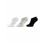 Set od 3 para dječjih visokih čarapa Puma Kids Bwt Sneaker 3P 907960 White / Grey / Black 02