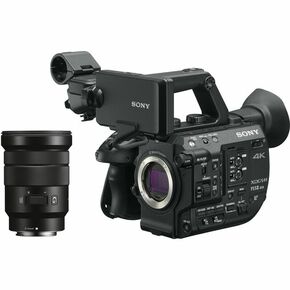 Sony PXW-FS5 Mark II + E PZ 18-105 f/4 G OSS KIT 4K Handheld kamkorder Camcorder PXW-FS5M2K with 18-105mm E-Mount Lens